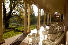 Colonial front porch