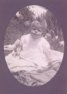 Cornwall Manor resident Sally Renda's baby photo taken by a Japanese soldier