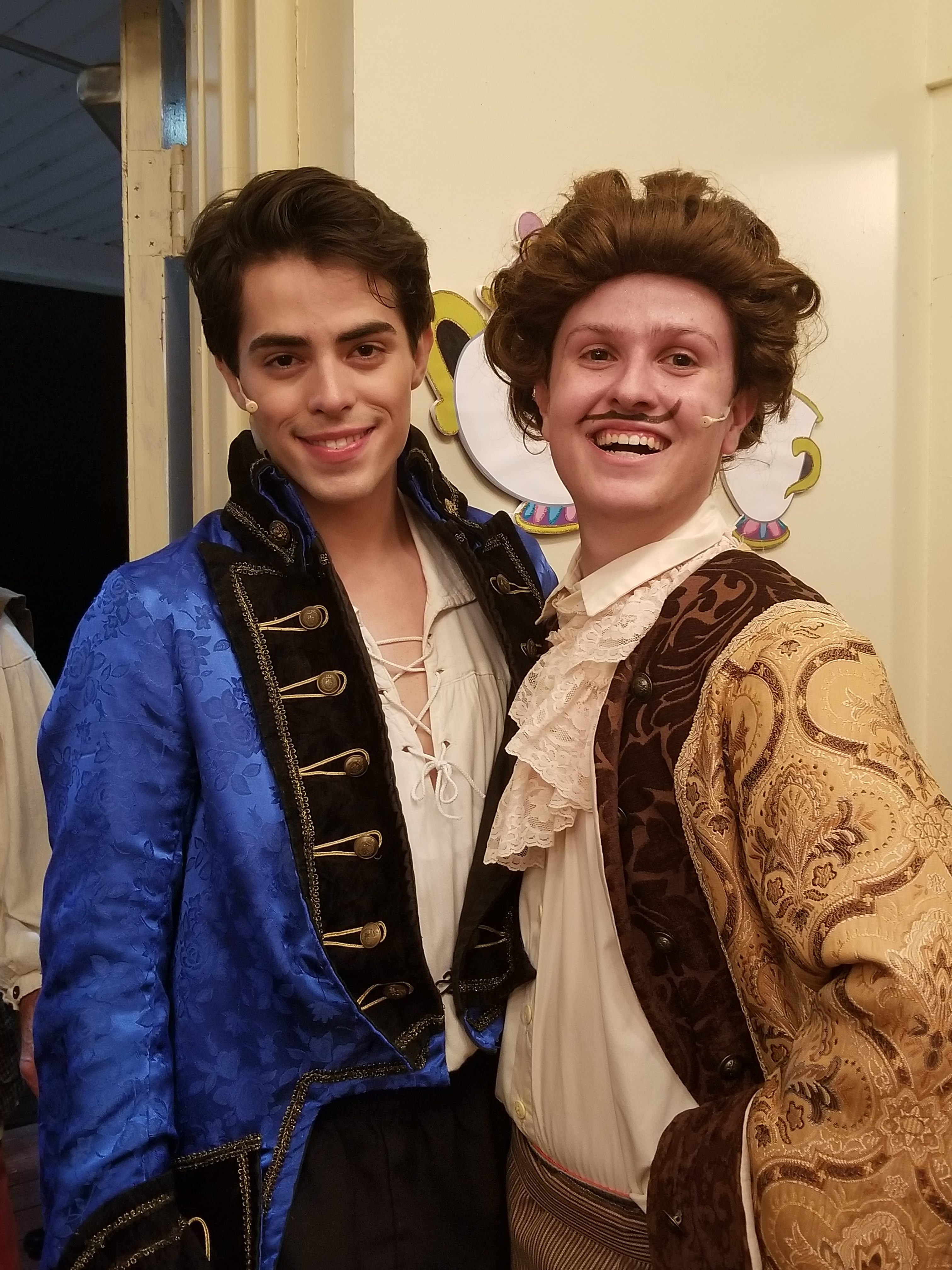 Isiah Hunter is cast as the Prince and Noah Keeney is Cogsworth in Beauty and the Beast