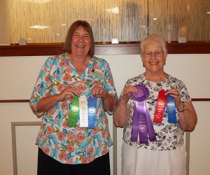 Cornwall Manor residents with awards from the Lebanon Area Fair